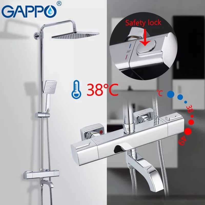 Душевая система GAPPO G2491 Хром (1034068)