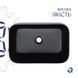 Раковина-чаша Qtap Scorpio 550х390х120 Matt black QT14112243MBN