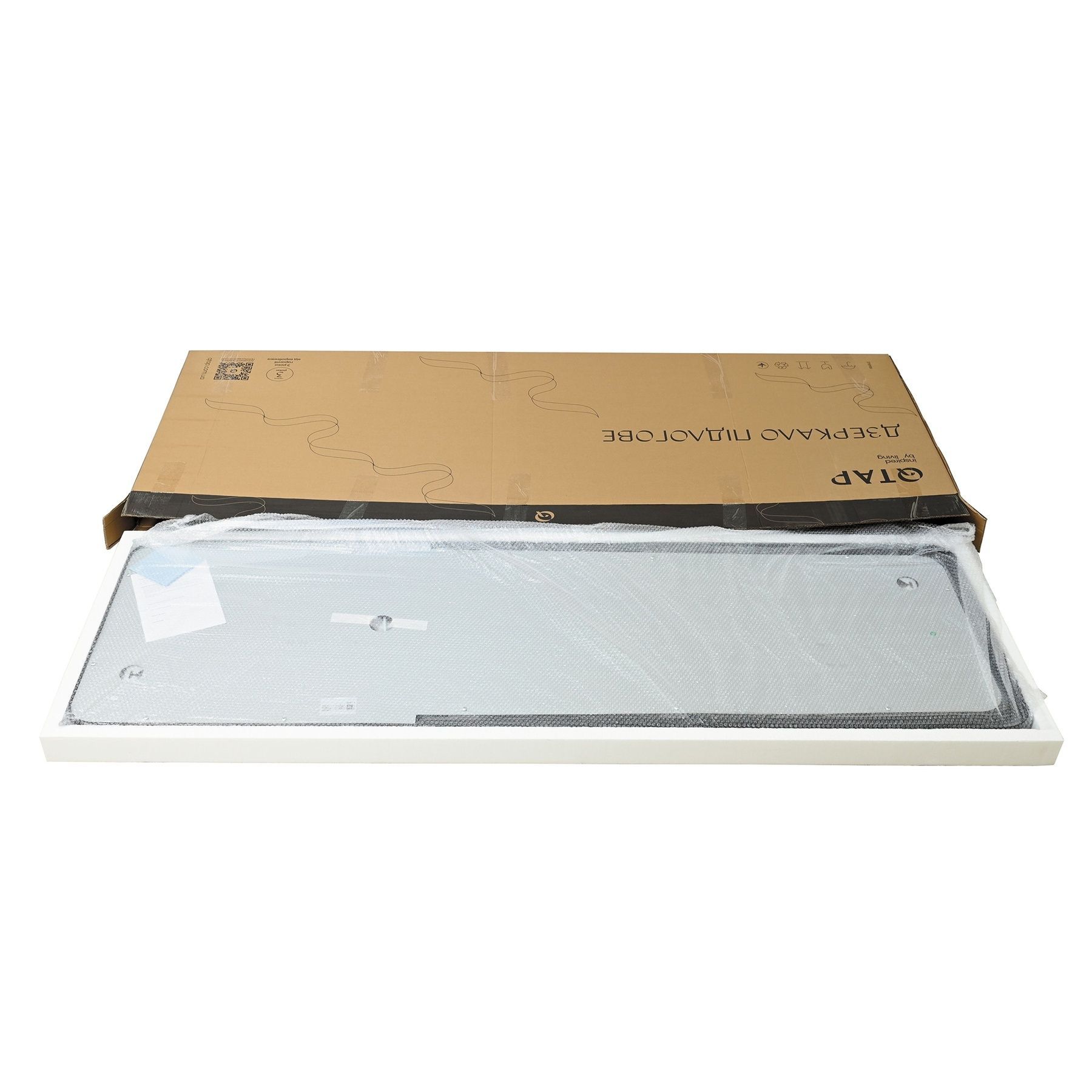 Дзеркало Qtap Gemini 500х1600 з LED-підсвічуванням Inside, з димером, QTGE50160049893