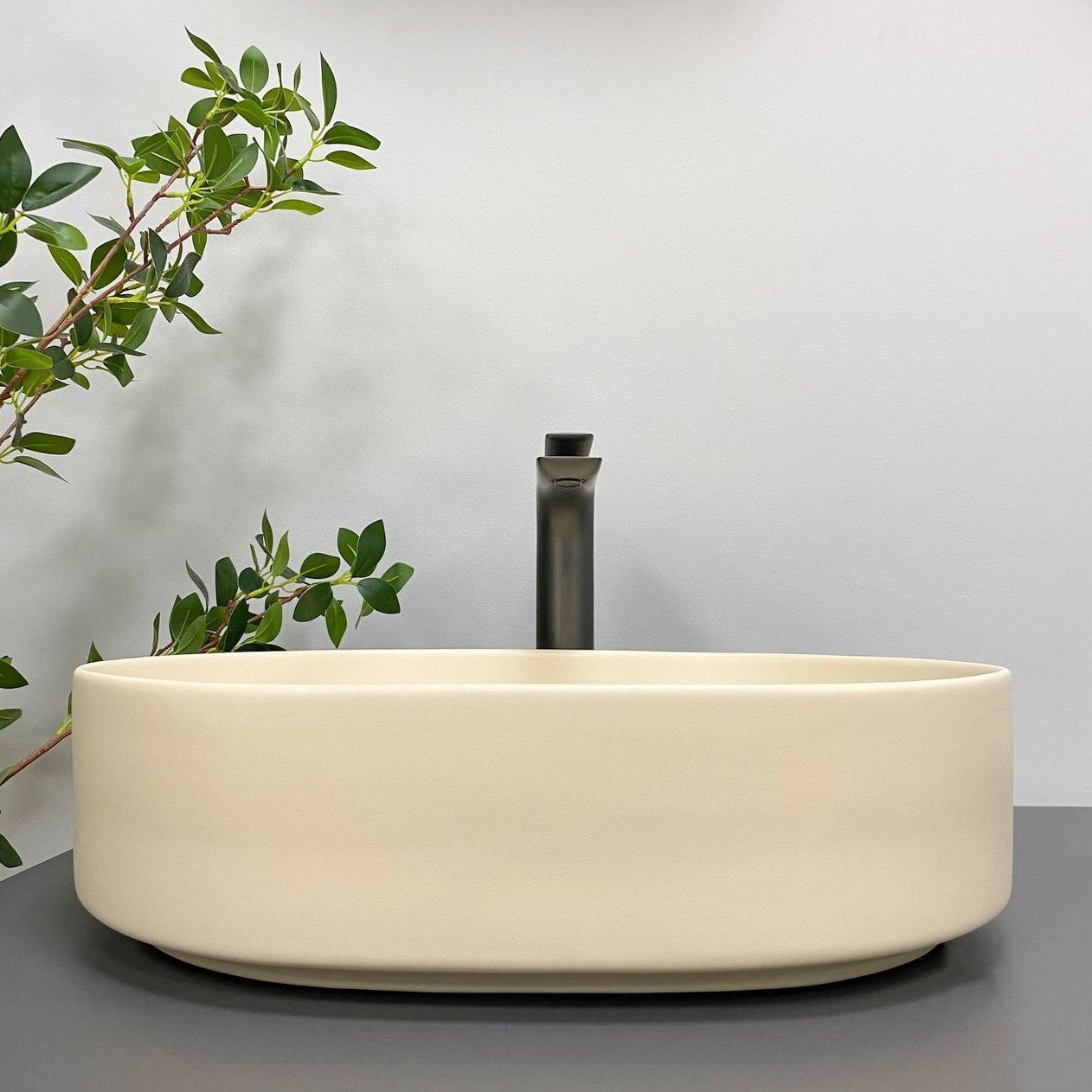 Умивальник (раковина) VBI VERONA 50 BEIGE MATT накладний