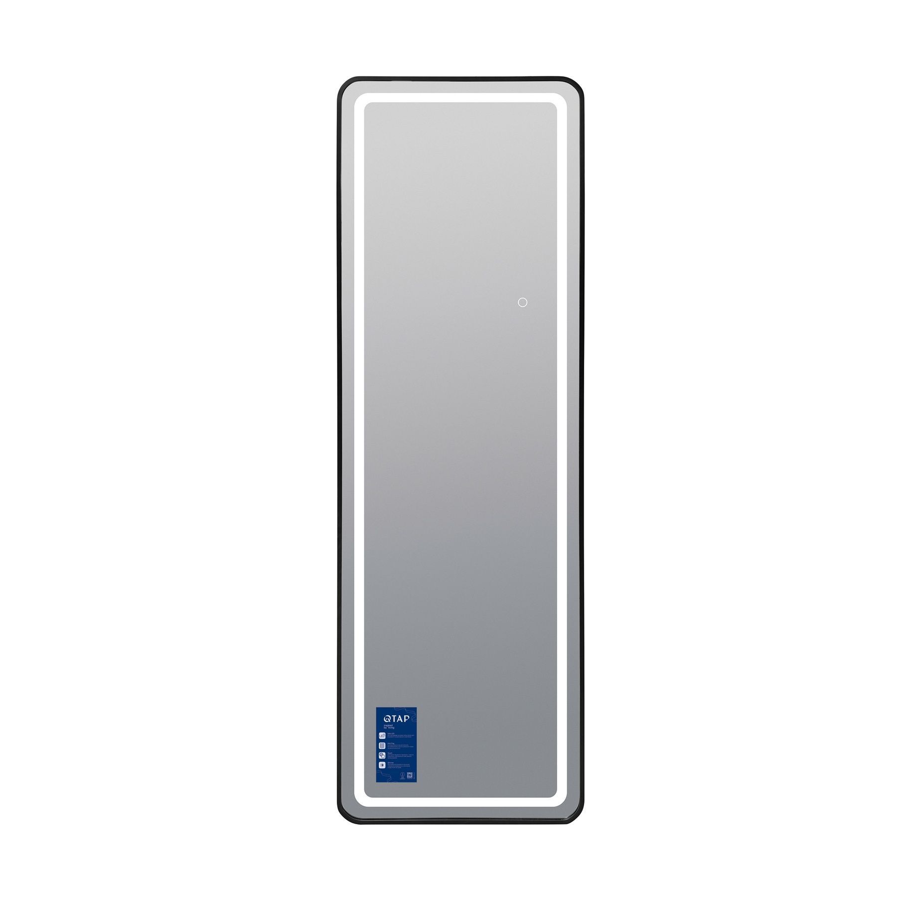 Дзеркало Qtap Gemini 500х1600 з LED-підсвічуванням Touch, з димером, QTGE50160049284