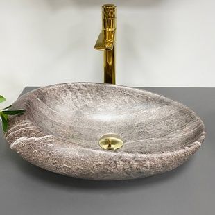 Умивальник (раковина) VBI VICENZA DARK STONE MATT накладний