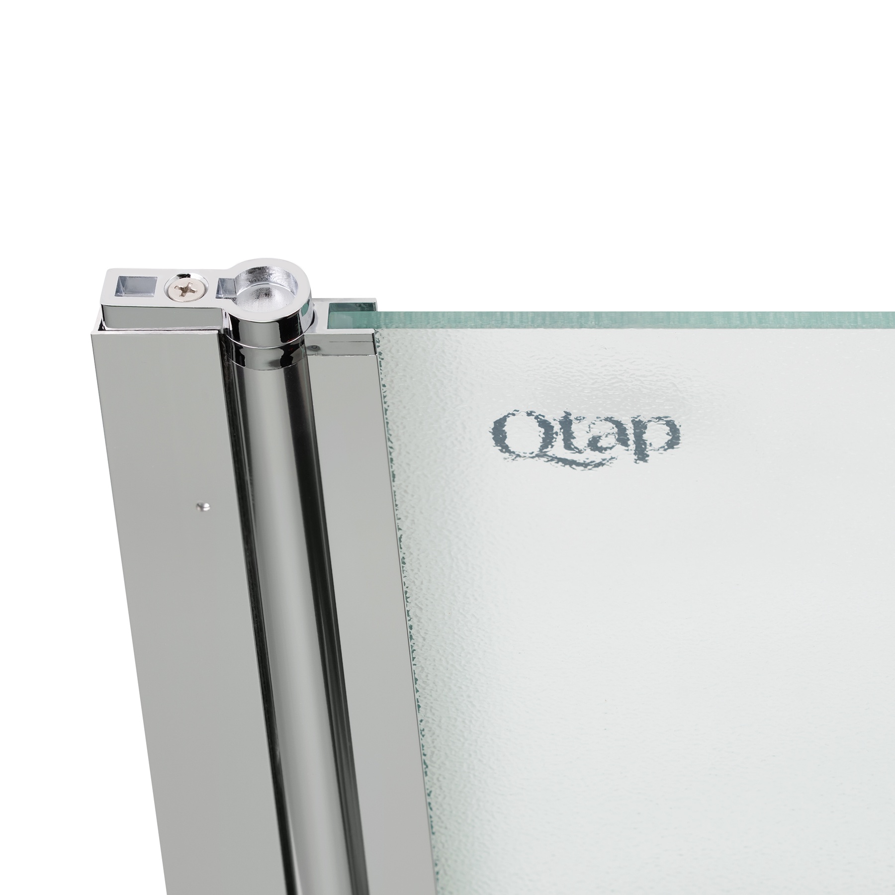 Штора на ванну Qtap Standard CRM407513APL скло Pear 6 мм, 75х130 см, ліва