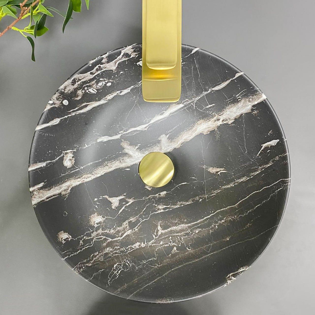 Умивальник (раковина) VBI AMALFI BLACK ONYX MATT накладний