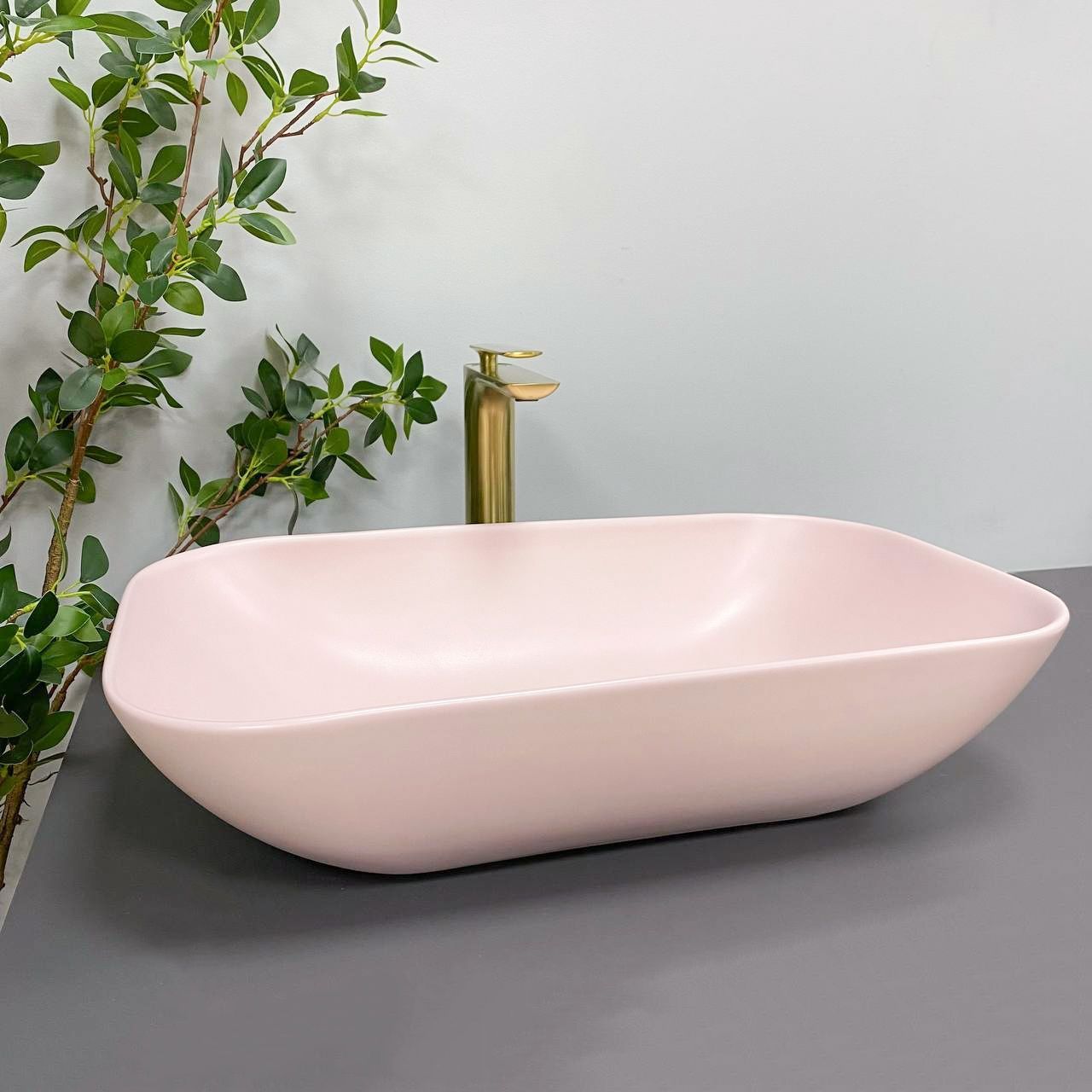 Умивальник (раковина) VBI AVEZZANO PINK MATT накладний