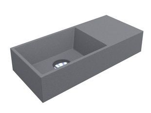 Умивальник (раковина) MIRAGGIO Copper 500 Mirastone Сірий матовий (0002476)