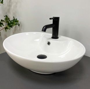 Умивальник (раковина) VBI CAROVILLI S WHITE накладний