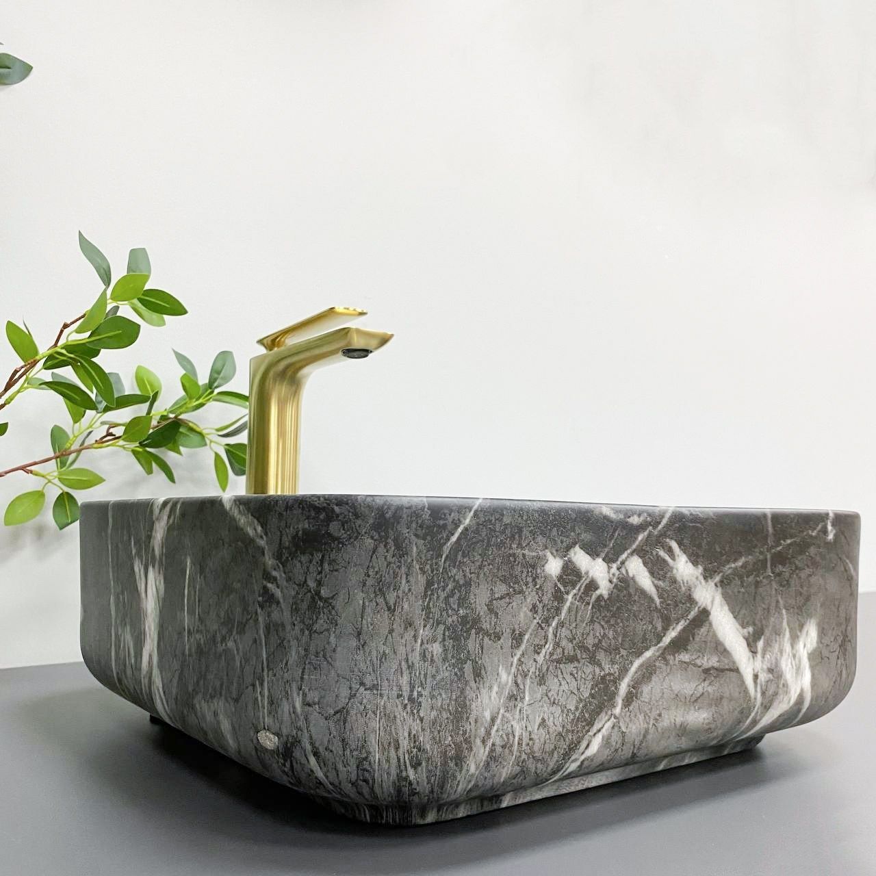 Умивальник (раковина) VBI ALGHERO BLACK ONYX MATT накладний
