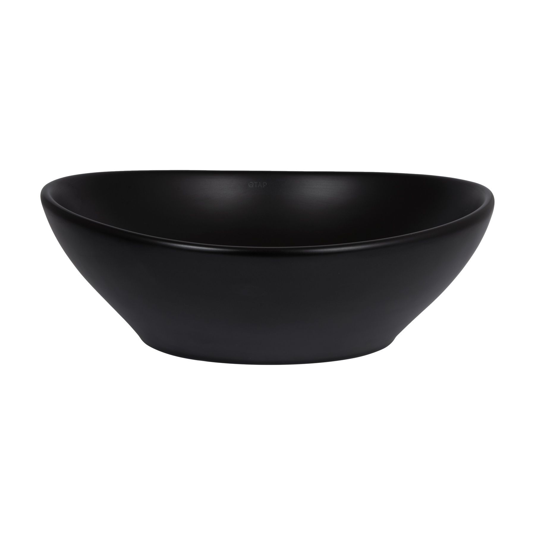 Раковина-чаша Qtap Dove 415x340x140 Matt black QT06116062AMB