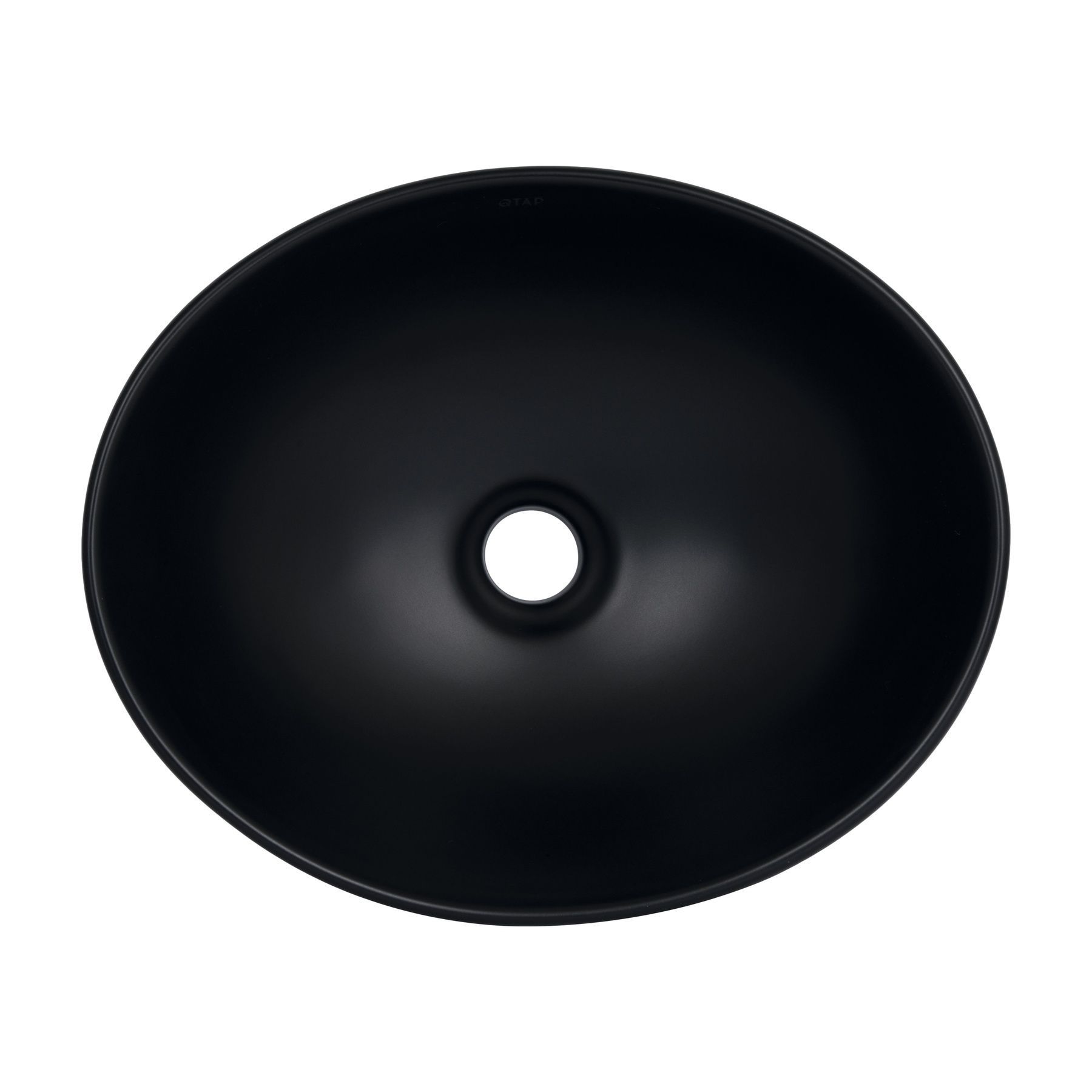 Раковина-чаша Qtap Dove 415x340x140 Matt black QT06116062AMB