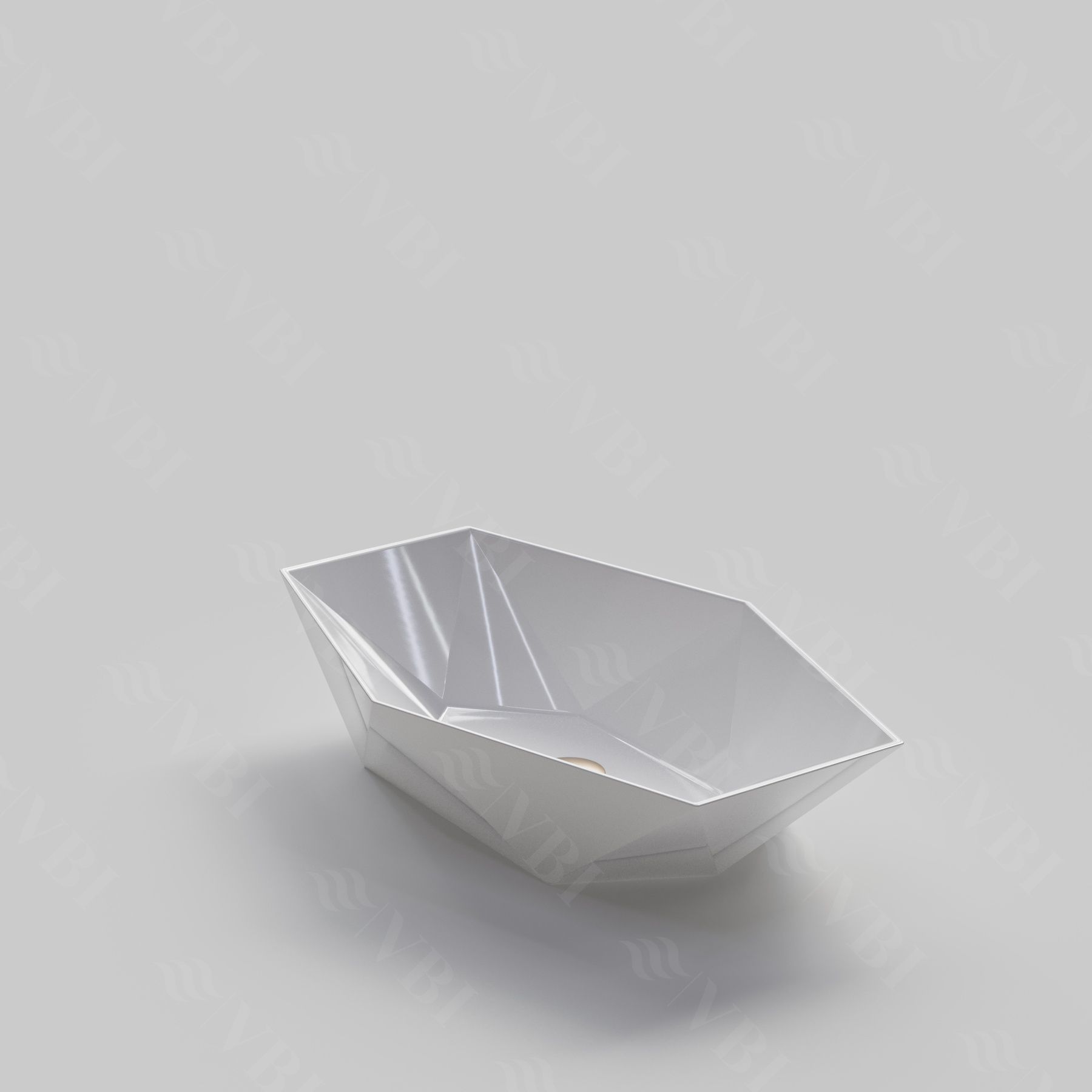Умивальник (раковина) VBI VENEZIA S WHITE накладний