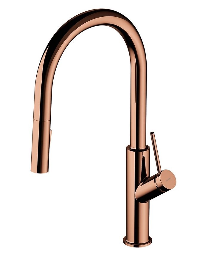 Смеситель для кухни Omnires Bend copper (BE6455CP)