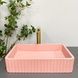 Умивальник (раковина) VBI FLORENTIA PINK MATT накладний