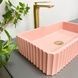 Умивальник (раковина) VBI FLORENTIA PINK MATT накладний