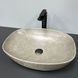 Умивальник (раковина) VBI OLBIA BEIGE STONE MATT накладний