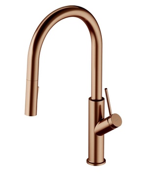 змішувач для кухні Omnires Bend brushed copper (BE6455CPB)