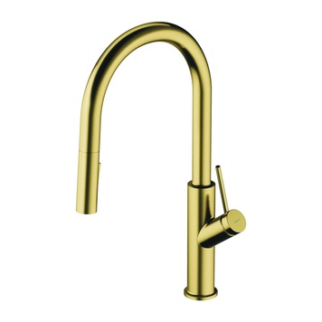 змішувач для кухні Omnires Bend brushed brass (BE6455BSB)