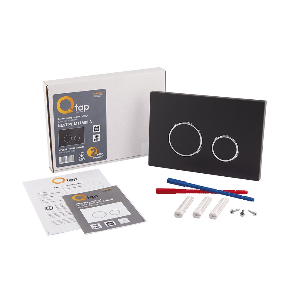 Панель змиву для унітаза Qtap Nest QT0111M11V1146MB