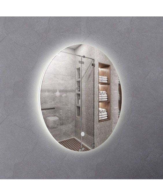 Eclipse 60x60 S Дзеркало з LED підсвіткою з сенсором