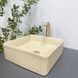 Умивальник (раковина) VBI BOLZANO BEIGE MATT накладний