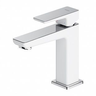 змішувач для умивальника Omnires Parma white (PM7410CRB)