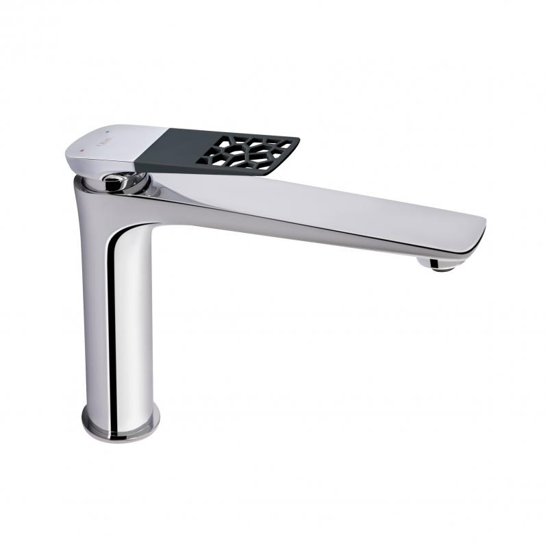 Змішувач для раковини Qtap Vlasta високий QTVL1028M102C Chrome