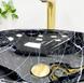 Умивальник (раковина) VBI PARMA BLACK STONE GLOSSY накладний