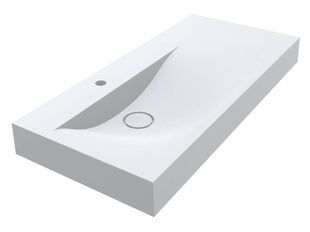 Умивальник (раковина) MIRAGGIO Viola 1000 L Mirasoft Білий матовий (0002665)