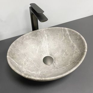 Умивальник (раковина) VBI PARMA BEIGE STONE MATT накладний