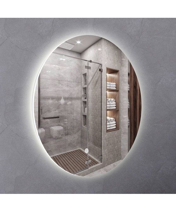 Eclipse 85x85 S Дзеркало з LED підсвіткою з сенсором
