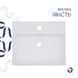 Раковина Qtap Nando LT 500х420х130 White QT12116146AW