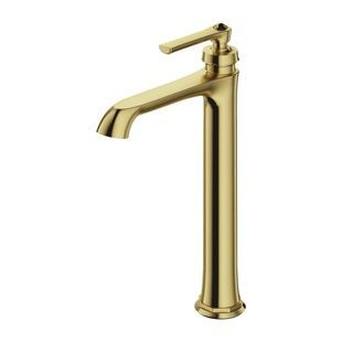 змішувач для умивальника Omnires Armance brushed brass, високий (AM5213BSB)
