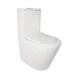 Унитаз-компакт Qtap Stork/Swan безободковый с сиденьем Soft-close QT15222179W