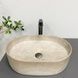 Умивальник (раковина) VBI VERONA 50 BEIGE STONE MATT накладний