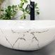 Умивальник (раковина) VBI PARMA WHITE STONE накладний