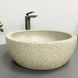 Умивальник (раковина) VBI CORRIDONIA BEIGE STONE MATT накладний