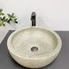 Умивальник (раковина) VBI CORRIDONIA BEIGE STONE MATT накладний