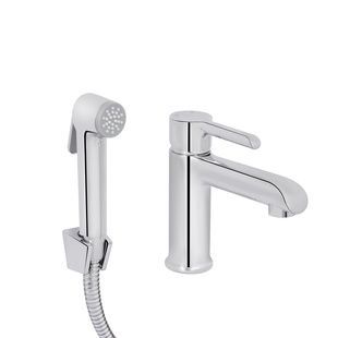Змішувач для раковини Qtap Grand (з гігієнічним душем) QTGRA272CRM45670 Chrome