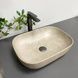 Умивальник (раковина) VBI RAVENNA BEIGE STONE MATT накладний