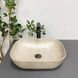 Умивальник (раковина) VBI RAVENNA BEIGE STONE MATT накладний