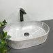 Умивальник (раковина) VBI VERONA 50 GREY STONE GLOSSY накладний