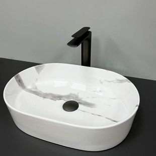 Умивальник (раковина) VBI VERONA 50 MARBLE NATURE GLOSSY накладний