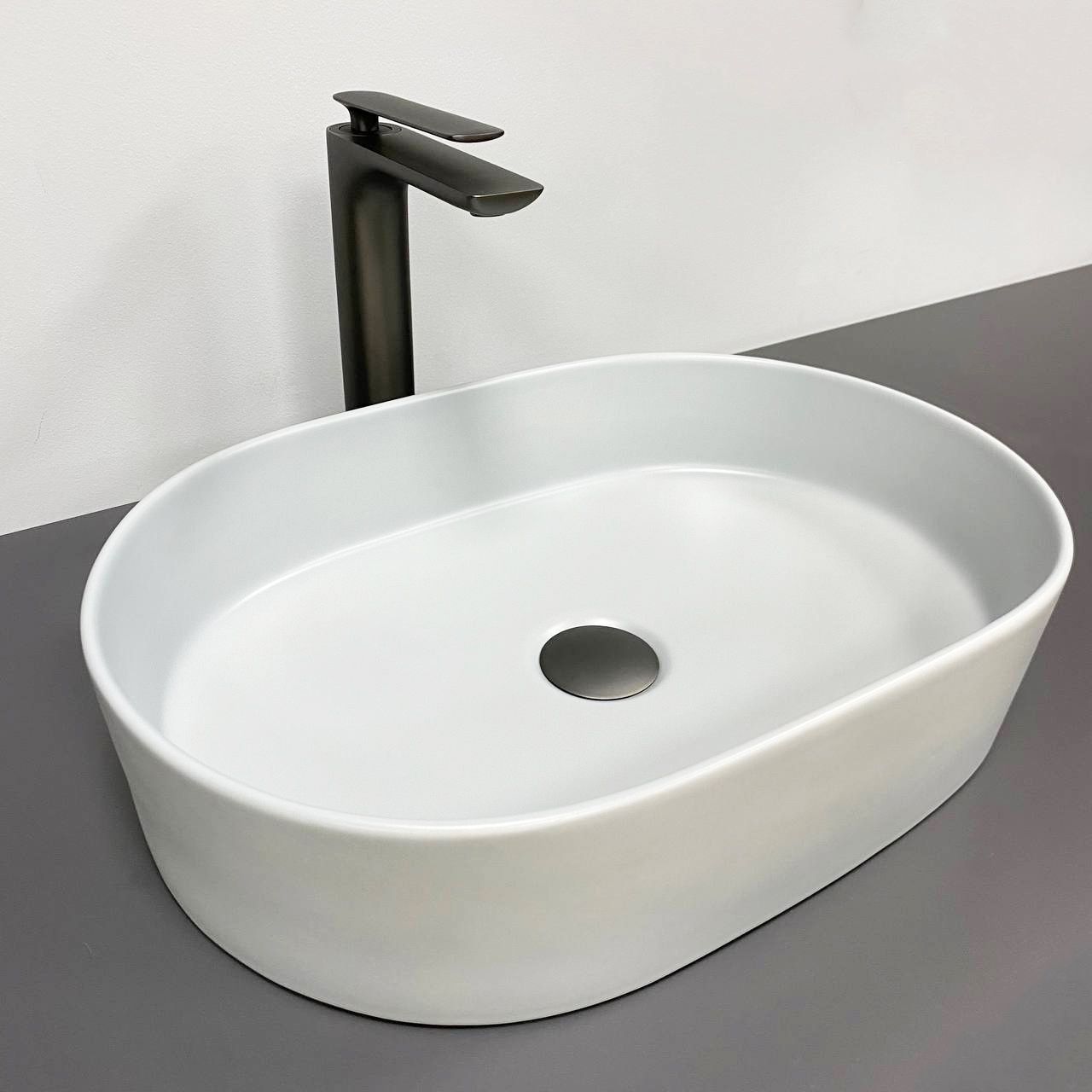 Умивальник (раковина) VBI VERONA 50 GREY MATT накладний