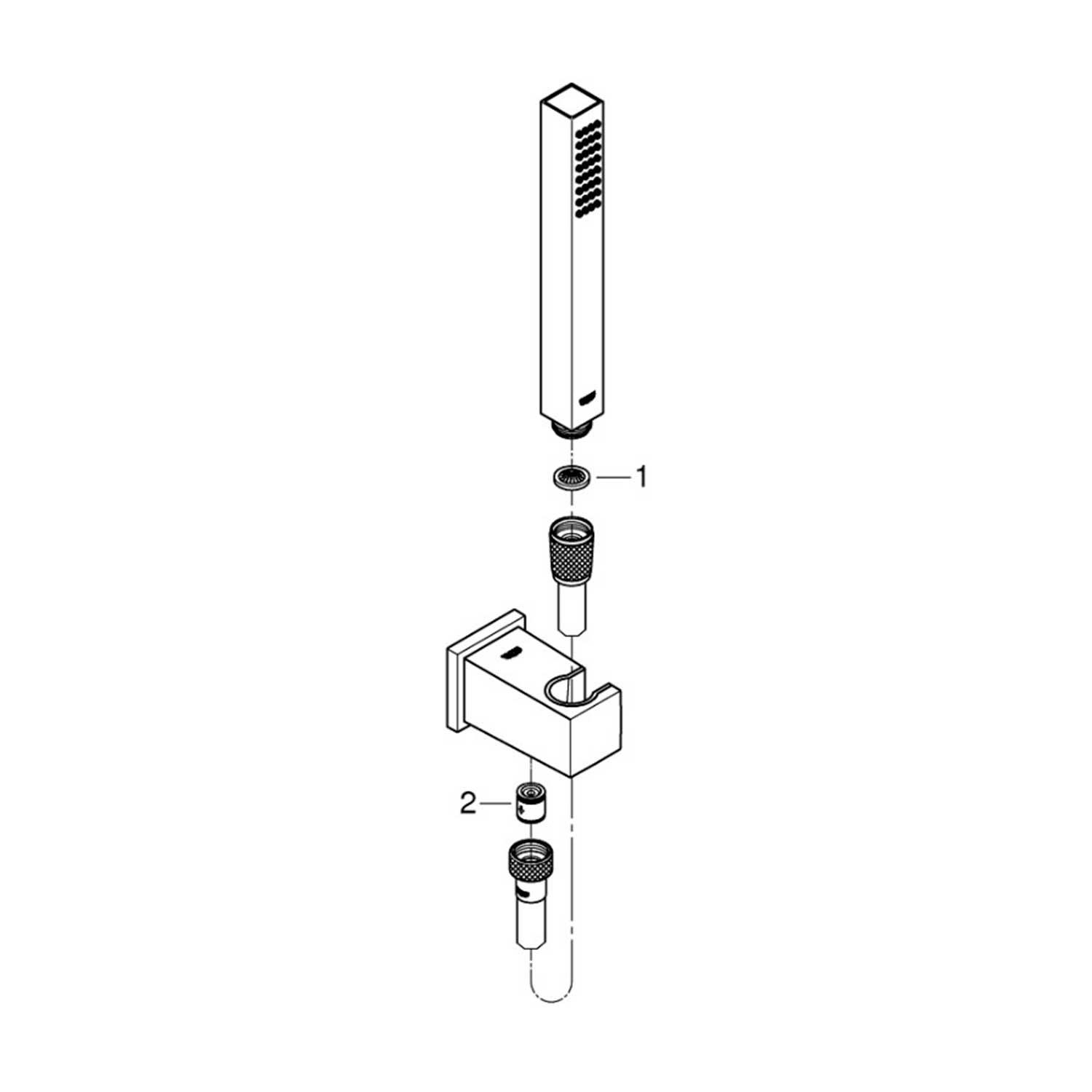 Душовий набір Grohe Euphoria Cube Stick 26405000