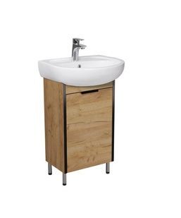 Тумба Dakota Craft 50 з умивальником Solo 50 дуб крафт