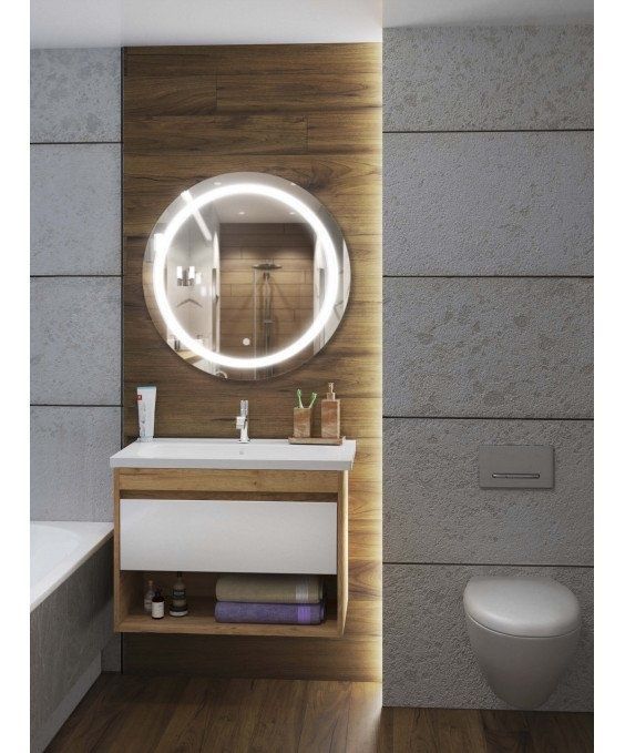 Sunny 80x80 дзеркало з LED підсвіткою з сенсором